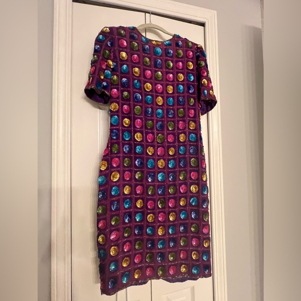 Vintage Lesile Fay sequin dress!!!!